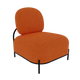 Orange / L. 66,5 x l. 71 x H. 40 cm
