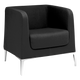 Black / L. 75 x P. 68 x H. 44 cm