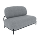 Grey / L. 124,5 x l. 71 x H. 40 cm