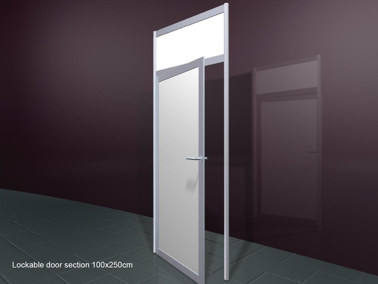 Lockable Door Section with 1 key